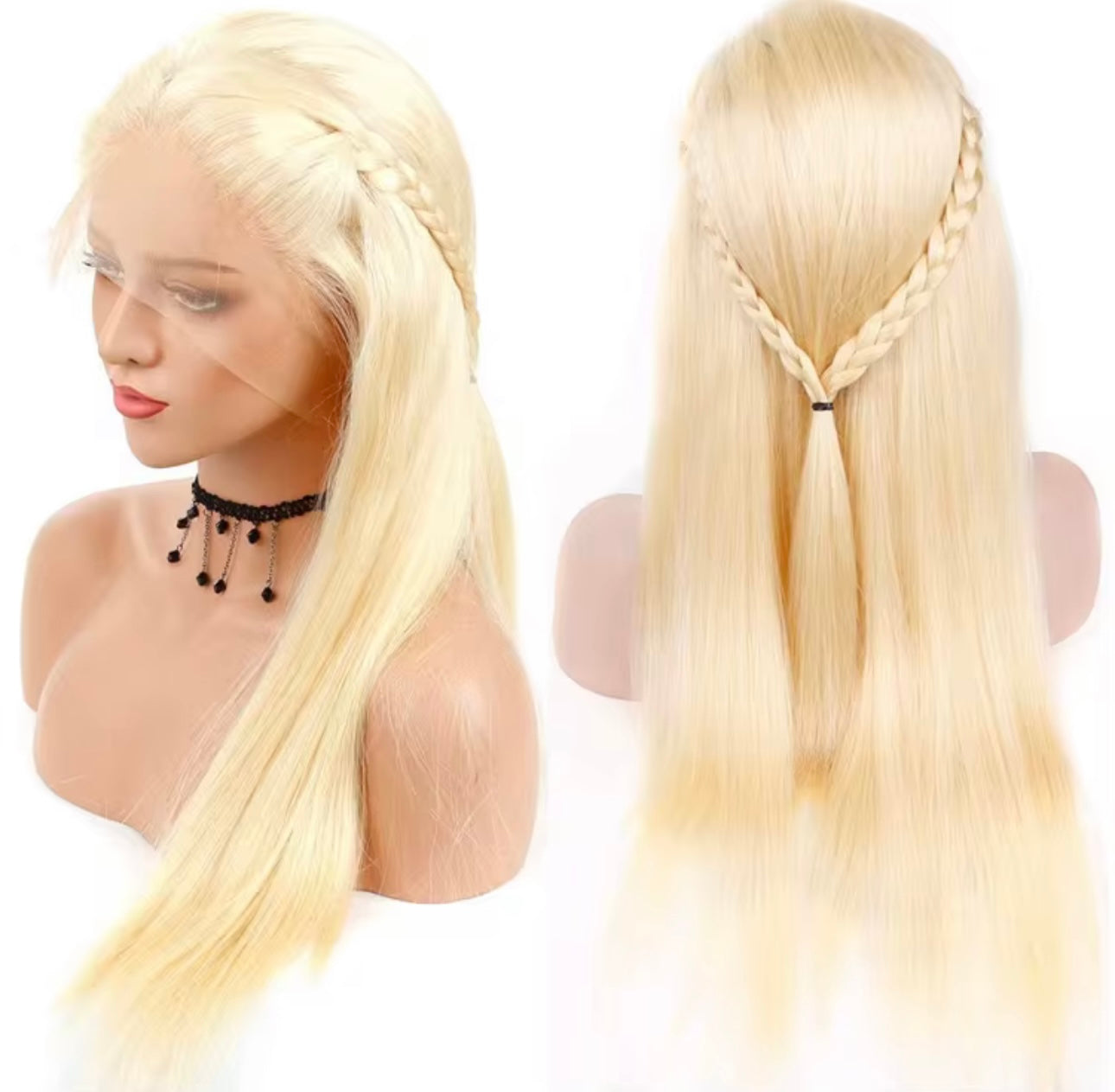 13x4 TRANSPARENT LACE WIG #613 BLONDE