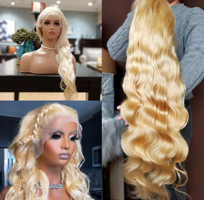 13x4 TRANSPARENT LACE WIG #613 BLONDE